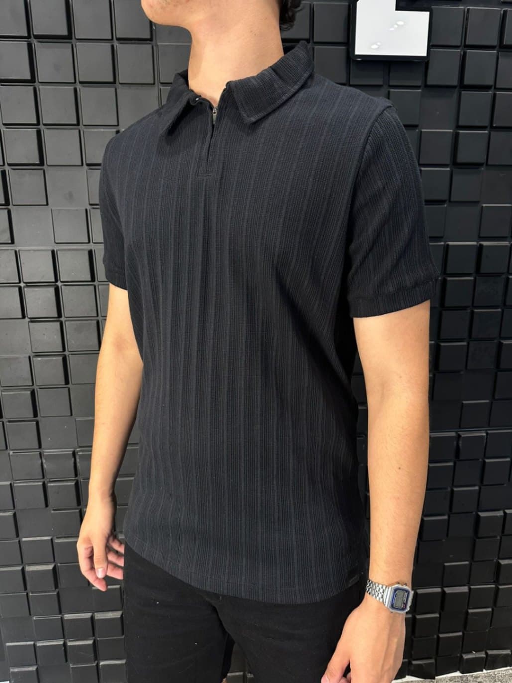 CAMISA GOLA POLO VESAT ZIPPER