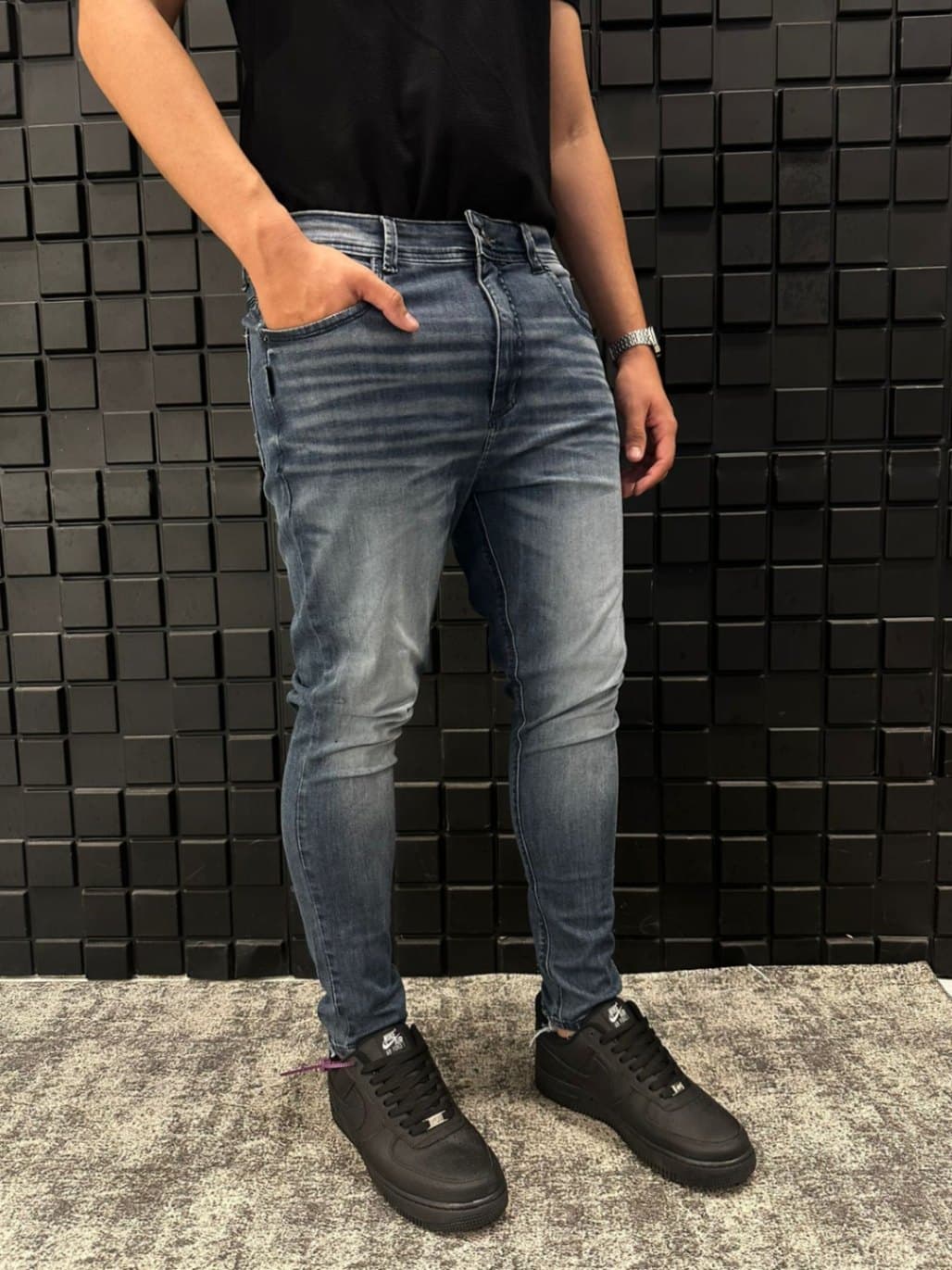 CALÇA SKINNY BASICA LASER CAUNT JEANS
