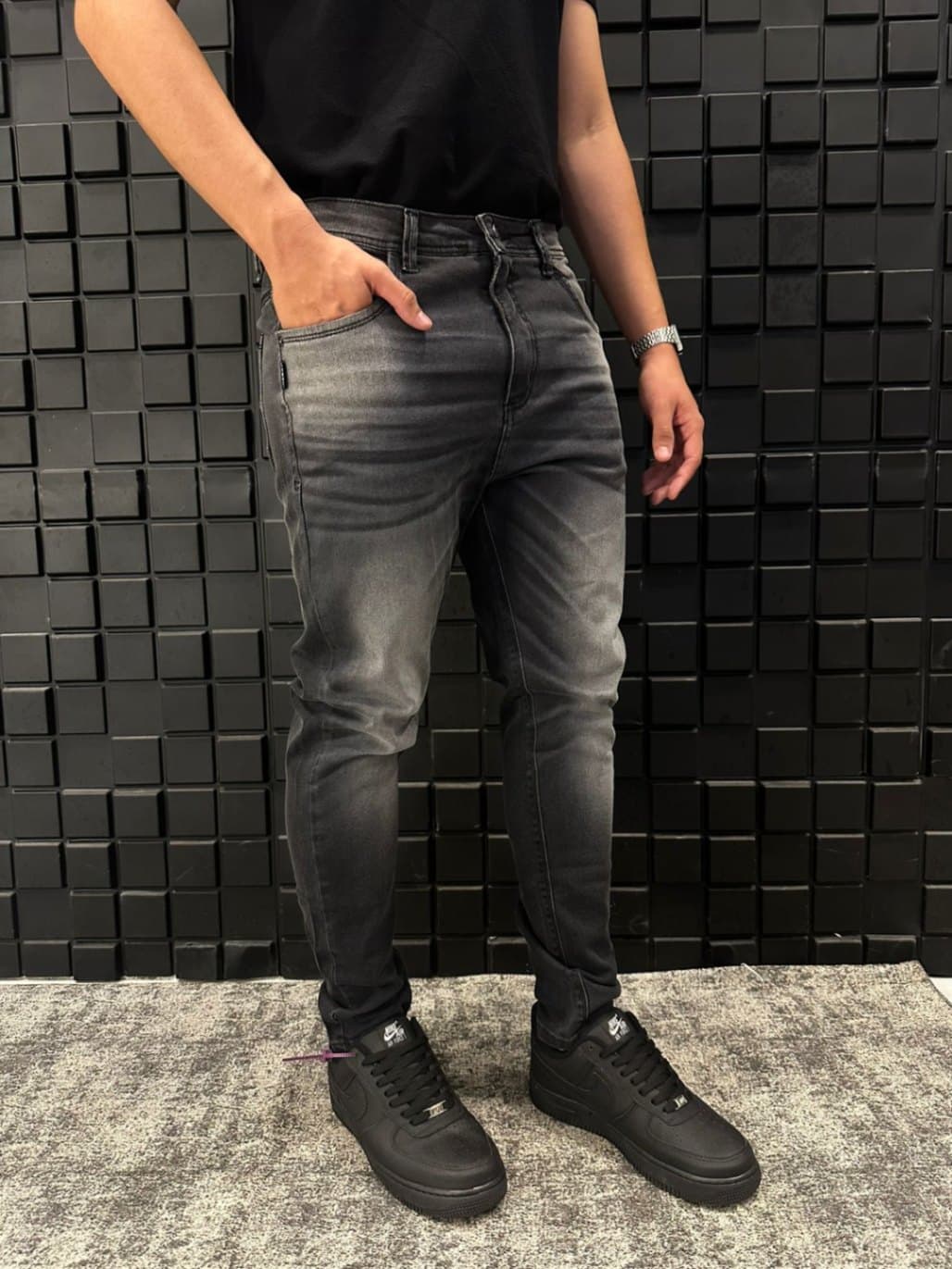 CALÇA SKINNY BASICA C/BARRA CAUNT JEANS