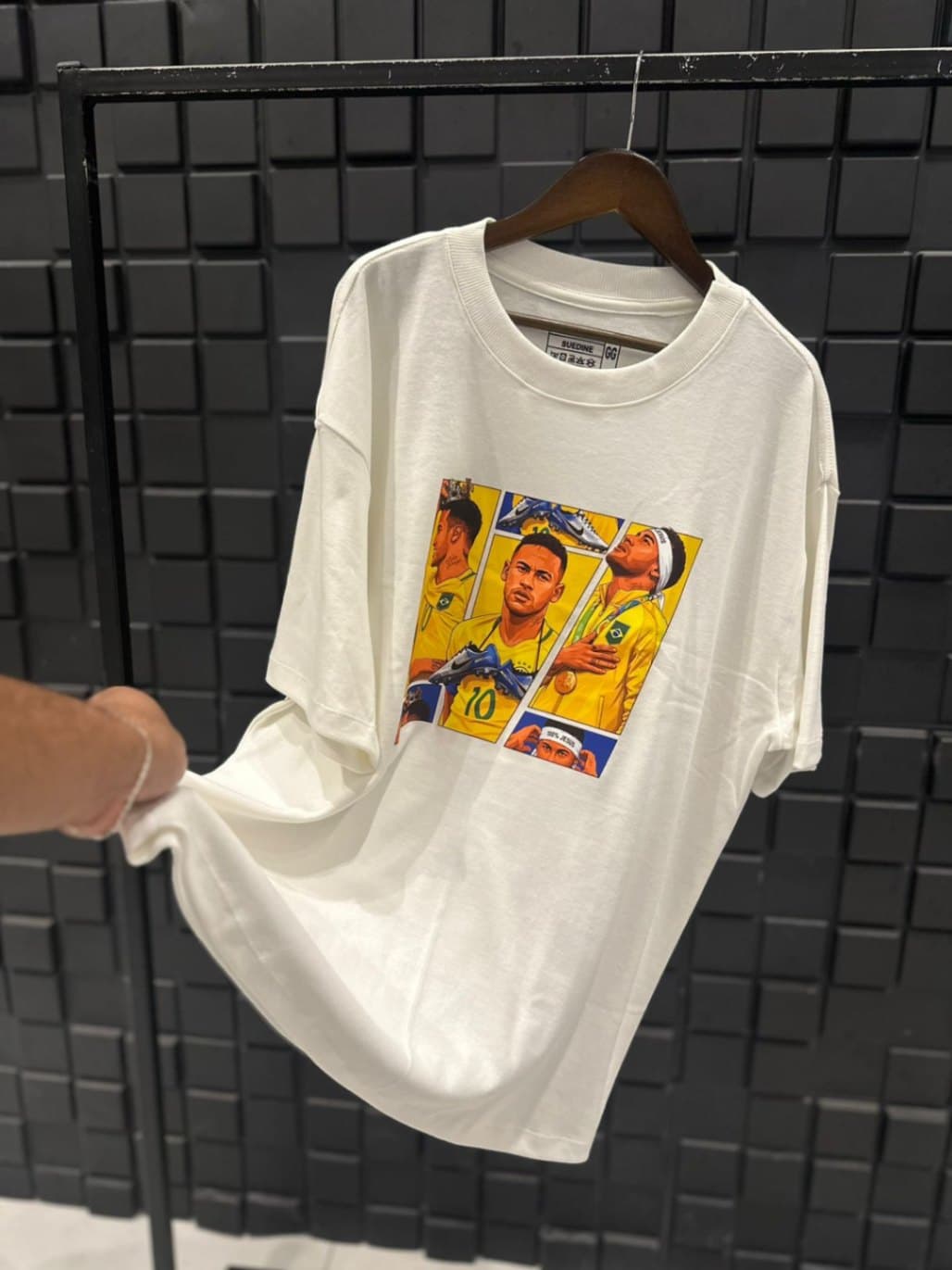 CAMISA OVERSIZED SUEDINE | NEYMAR JR