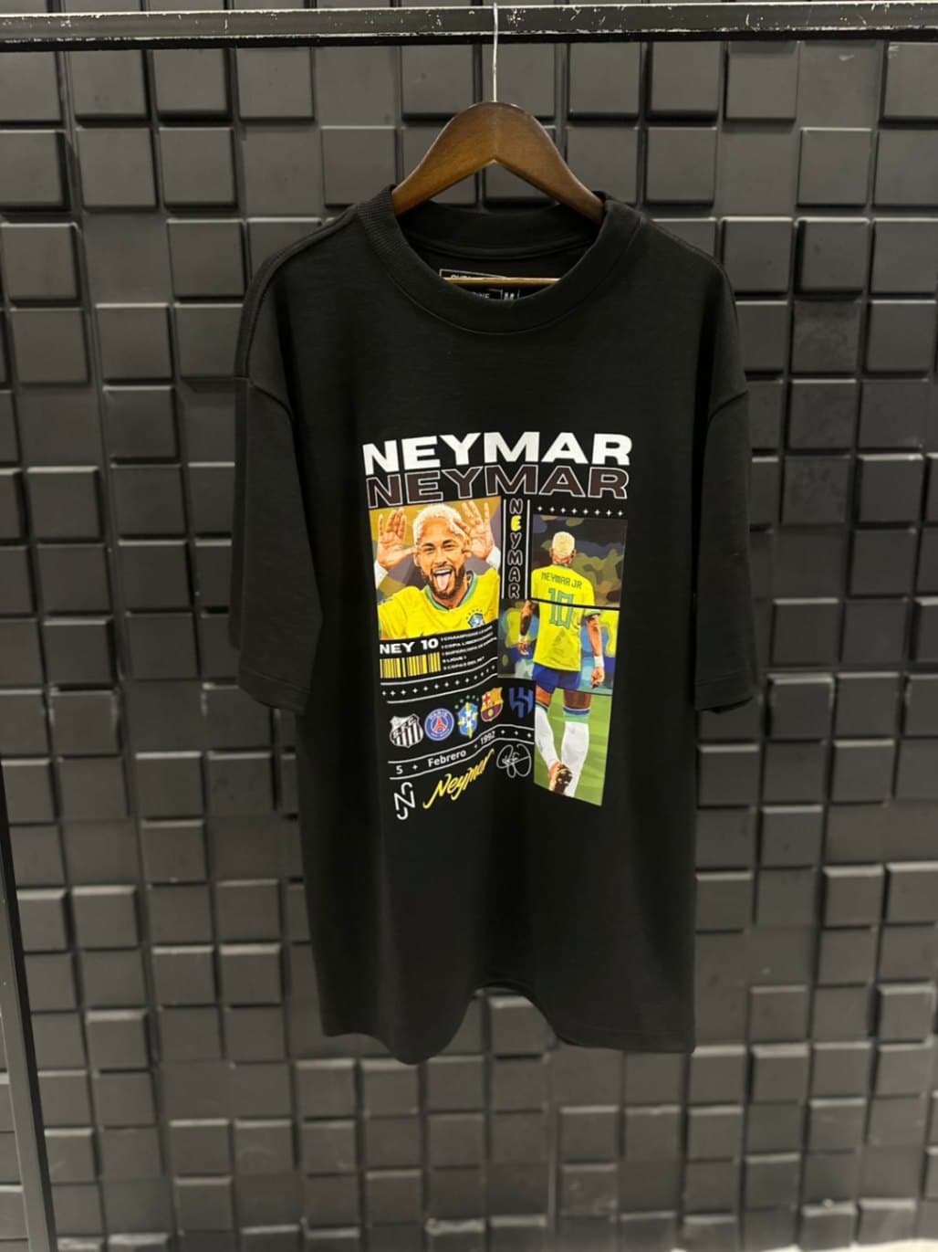 CAMISA OVERSIZED SUEDINE | NEYMAR JR