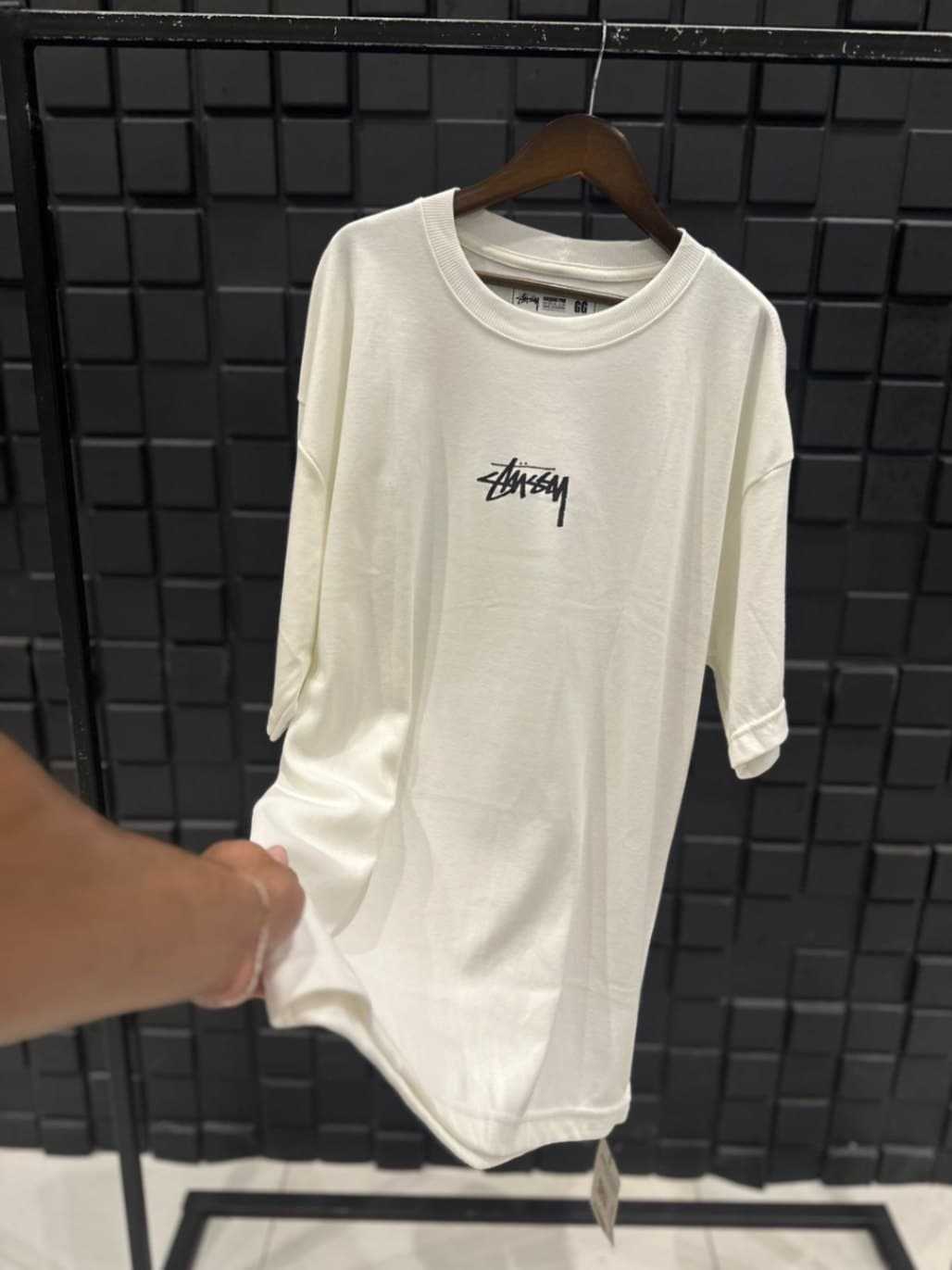 CAMISA OVERSIZED SUEDINE STUSSY