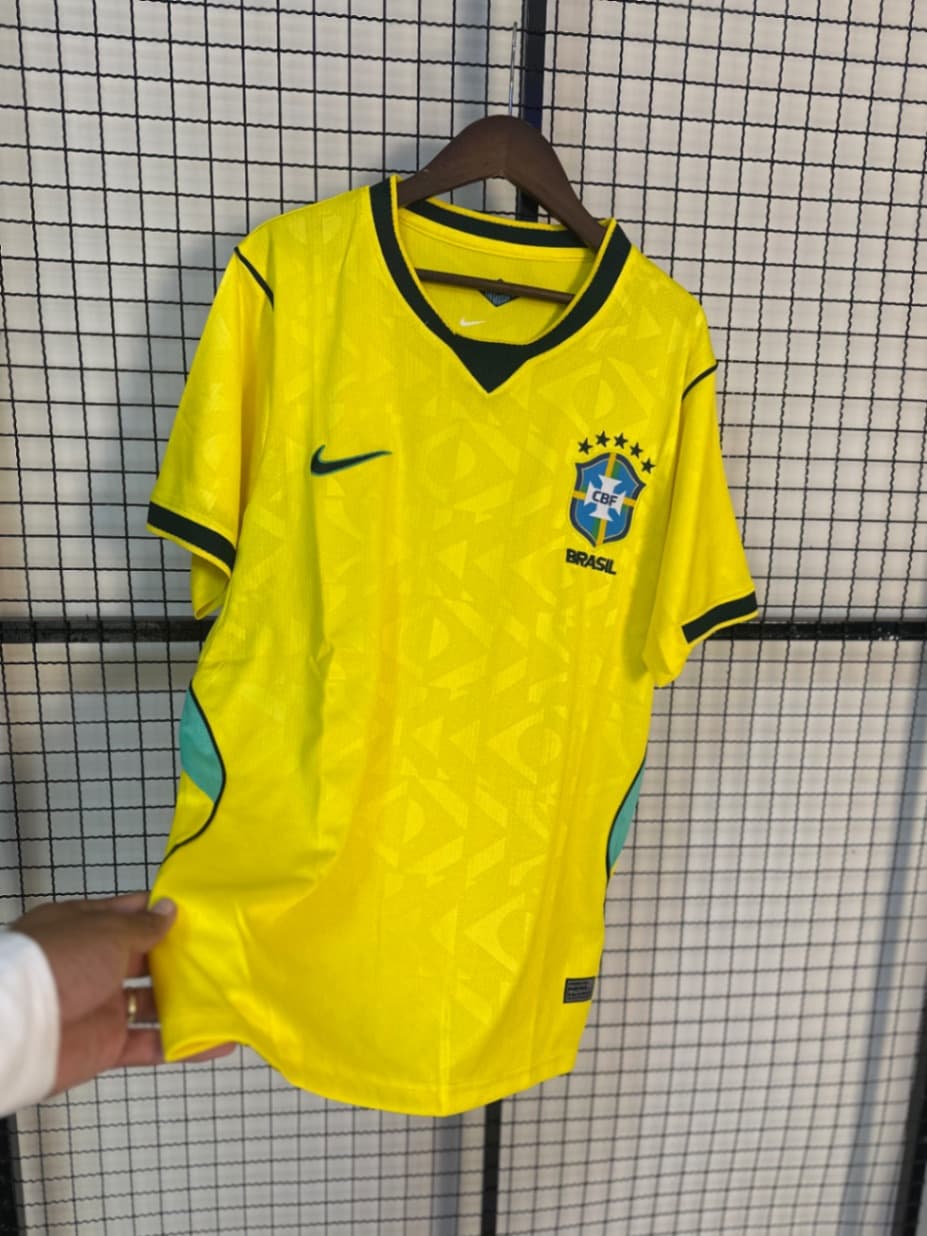 CAMISA SELEÇÃO BRASILEIRA AMARELA 2026 - TAILANDESA